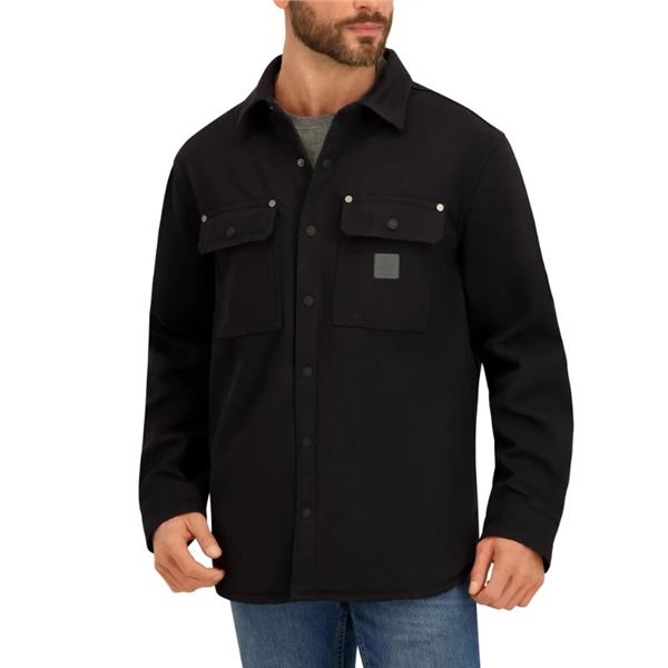 NEW JOHN DEERE MENS FLEECE LINED JACKET BLACK SZ S