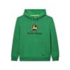Image 1 : NEW JOHN DEERE MENS PULLOVER HOODIE GREEN SIZE XXL