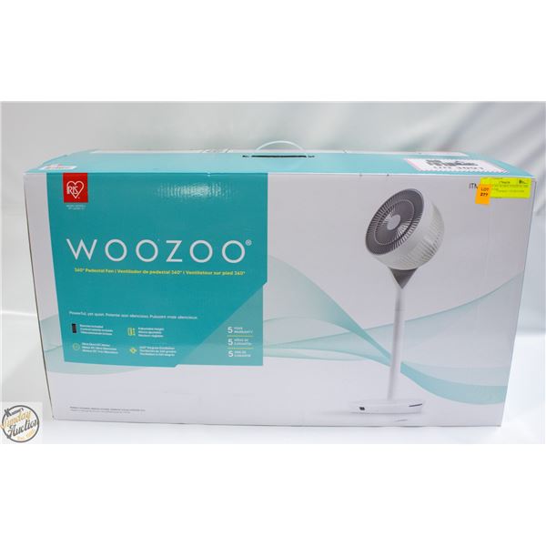 WOOZOO 360 DEGREE PEDESTAL AIR CIRCULATOR