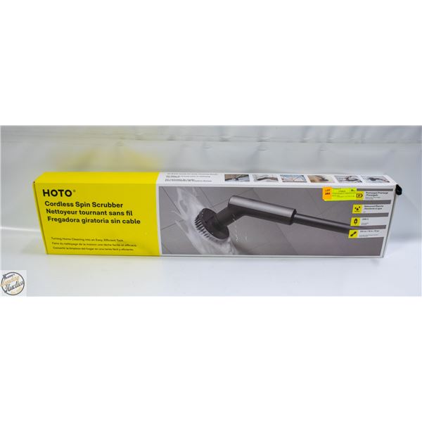 HOTO EXPANDABLE CORDLESS SPIN SCRUBBER SET