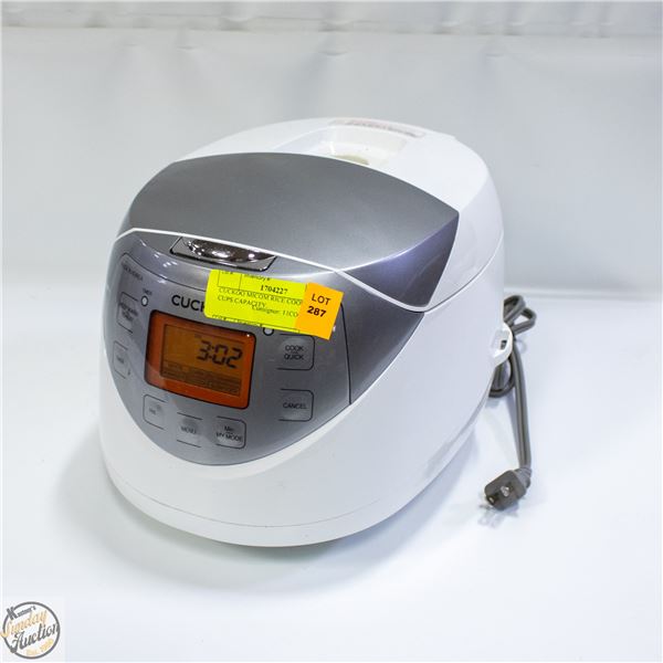 CUCKOO MICOM RICE COOKER - 6 CUPS CAPACITY