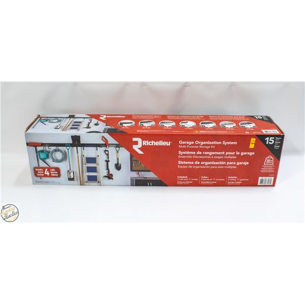 RICHELIEU GARAGE ORGANIZATION SYSTEM MULTI-PURPOSE