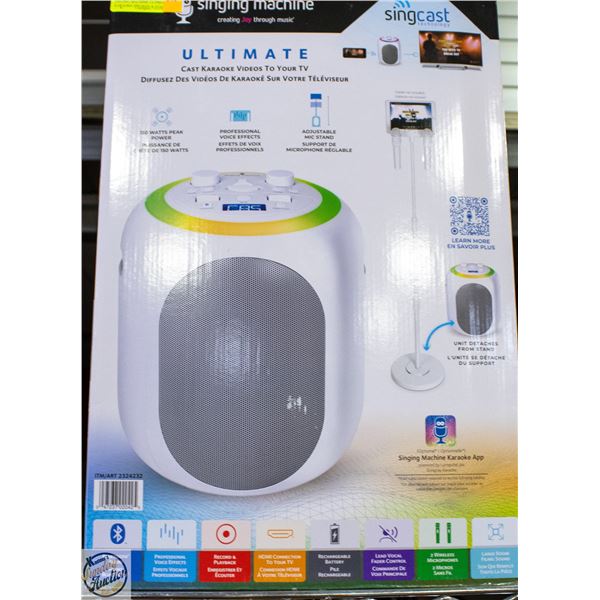 SINGING MACHINE ULTIMATE KARAOKE SPEAKER & STAND