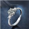 Image 1 : 1 CT GRA CERTIFIED ROUND BRILLIANT MOISSANITE