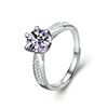 Image 4 : 1 CT GRA CERTIFIED ROUND BRILLIANT MOISSANITE 925S