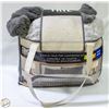 Image 1 : 3 PIECE FRYE FAUX FUR COMFORTER SET GREY QUEEN SZ