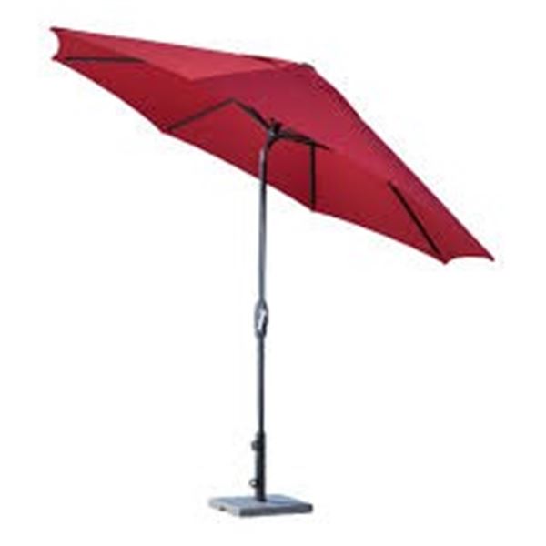 BRAND NEW SUNVILLA ROUND MARKET UMBRELLA RED