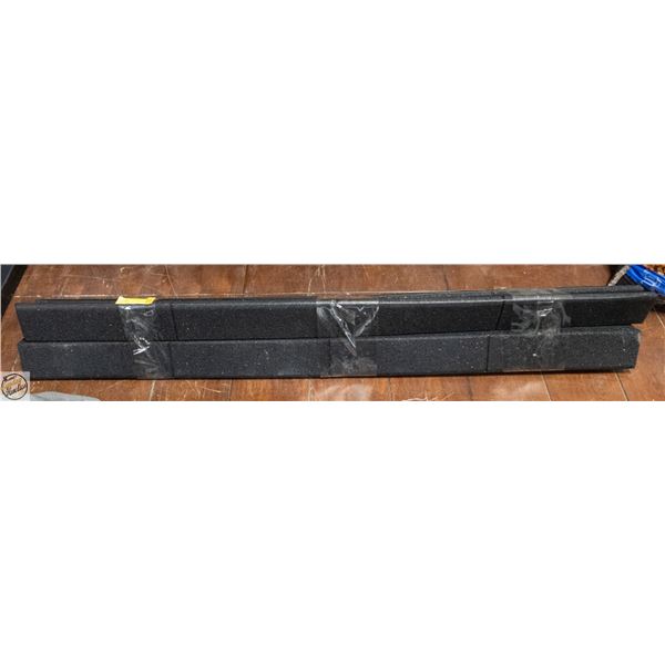 4 PACK OF TECHNOFLEX LANDSCAPE EDGING BLACK