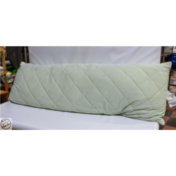 BELOW ZERO COOLING BODY PILLOW GREEN - 20 X 54"