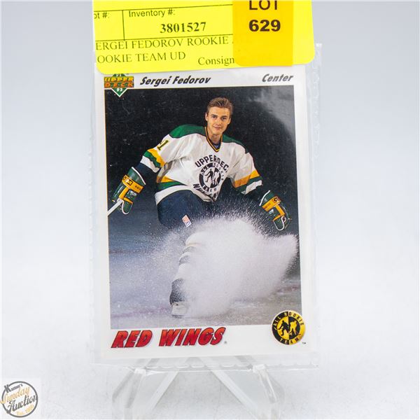 SERGEI FEDOROV ROOKIE ALL ROOKIE TEAM UD