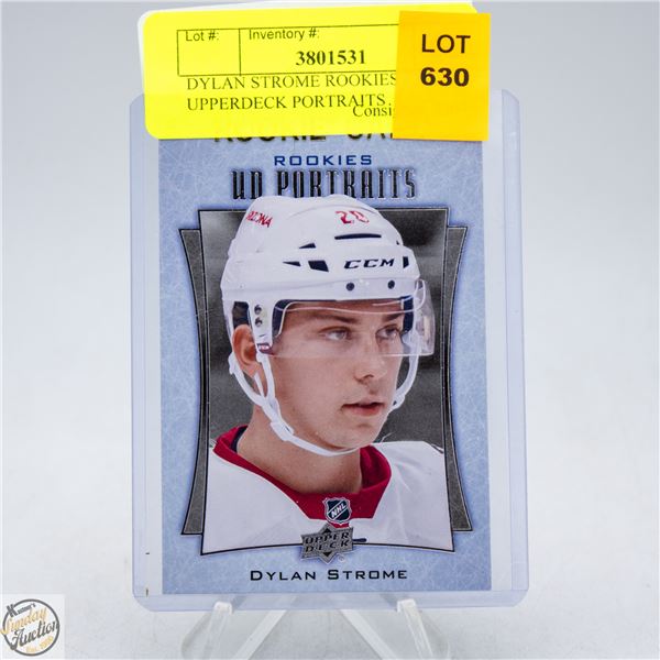 DYLAN STROME ROOKIES UPPERDECK PORTRAITS