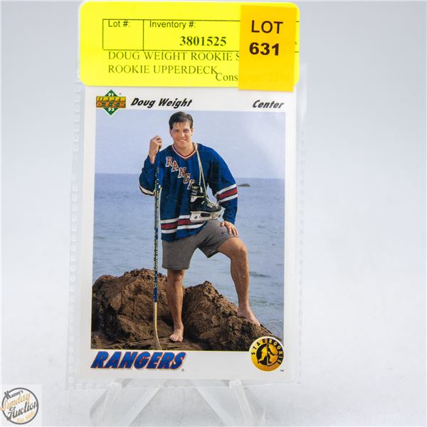 DOUG WEIGHT ROOKIE STAR ROOKIE UPPERDECK