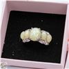 Image 1 : ESTATE .925 VICTORIAN STYLE SILVER RING WITH