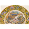 Image 2 : YELLOW GROUND FAMILLE ROSE PLATE 10.5" DIAMETER