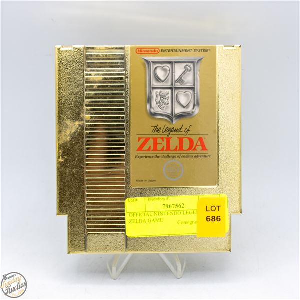 OFFICIAL NINTENDO LEGEND OF ZELDA GAME