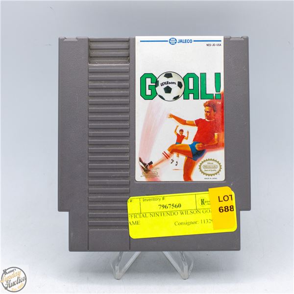 OFFICIAL NINTENDO WILSON GOAL GAME