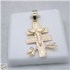 Image 1 : NEW GOLD PLATED CROSS PENDANT