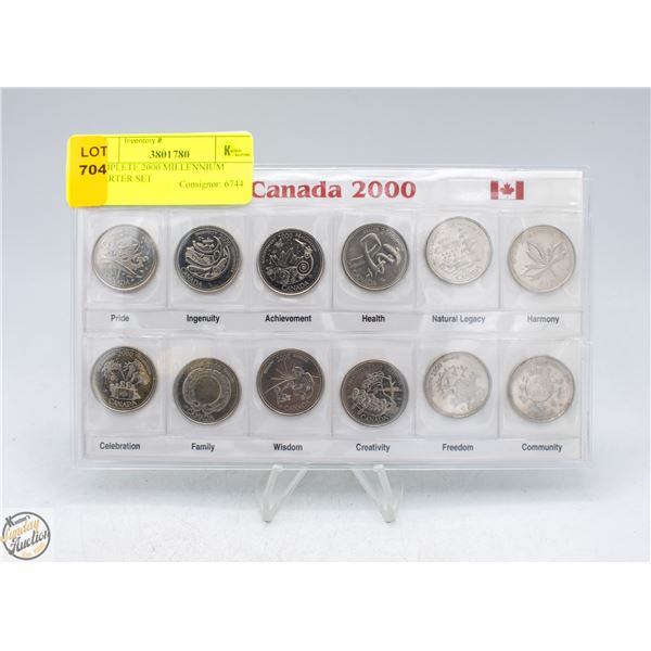 COMPLETE 2000 MILLENNIUM QUARTER SET