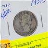 Image 1 : 1937-S WASHINGTON SILVER QUARTER