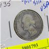Image 1 : 1935 WASHINGTON SILVER QUARTER