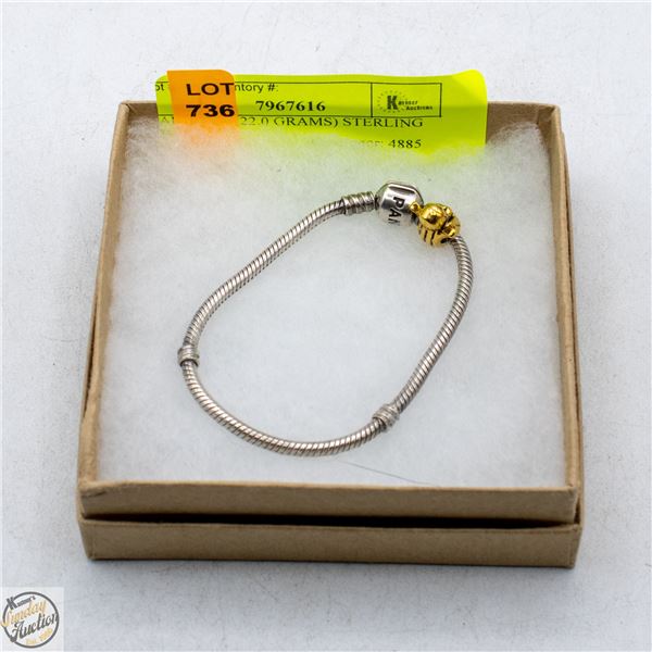 PANDORA (22.0 GRAMS) STERLING SILVER