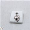 Image 1 : NEW SILVER PLATED HEART PENDANT