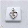 Image 1 : NEW SILVER PLATED HEART PENDANT