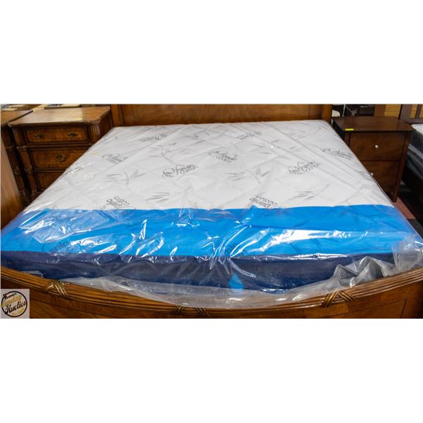NEW RESTOPEDIC KING SIZE MATTRESS W/BOXSPRINGS