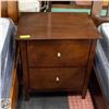 Image 1 : DARK WOOD NIGHTSTAND 27"X24"X18"