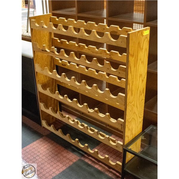 48 BOTTLE WINE STORAGE RACK H-44" W-9.5" L-41"