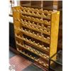 Image 1 : 48 BOTTLE WINE STORAGE RACK H-44" W-9.5" L-41"