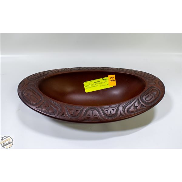 BOMA CANADA SOLID WOOD ROSEWOOD BOWL