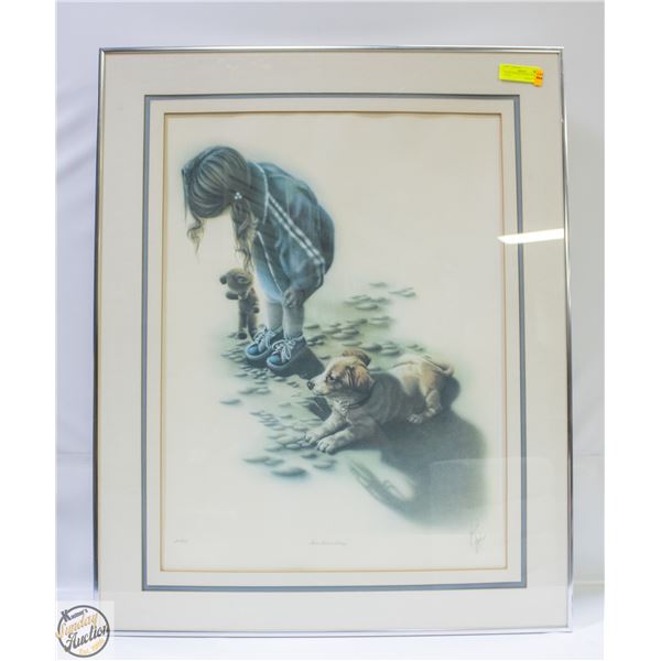 29"X36" NEW BLUE SHOES 218/475 - SIGNED