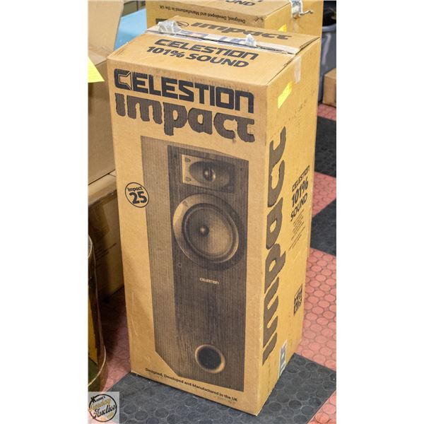 VINTAGE CELESTION IMPACT 25 SPEAKER+BOX