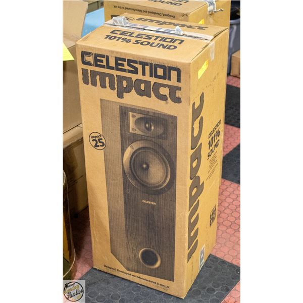 VINTAGE CELESTION IMPACT 25 SPEAKER+BOX