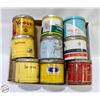 Image 1 : LOT OF ANTIQUE/VINTAGE TOBACCO TINS