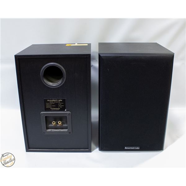2 ACOUSTECH LABS SPEAKERS MODEL AL6.6B