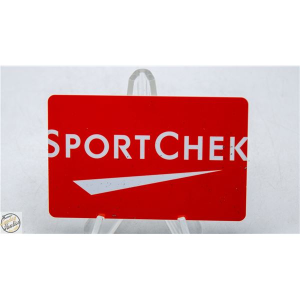 $100 SPORT CHEK CARD - VALIDATED