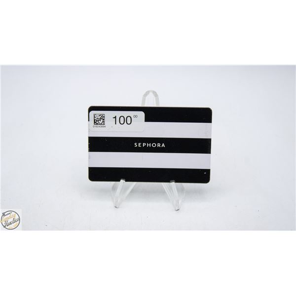 $100 SEPHORA GIFT CARD - VALIDATED