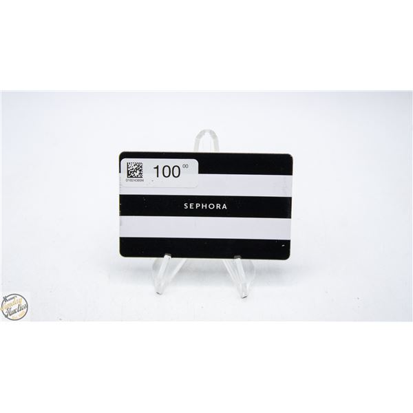 $100 SEPHORA GIFT CARD - VALIDATED