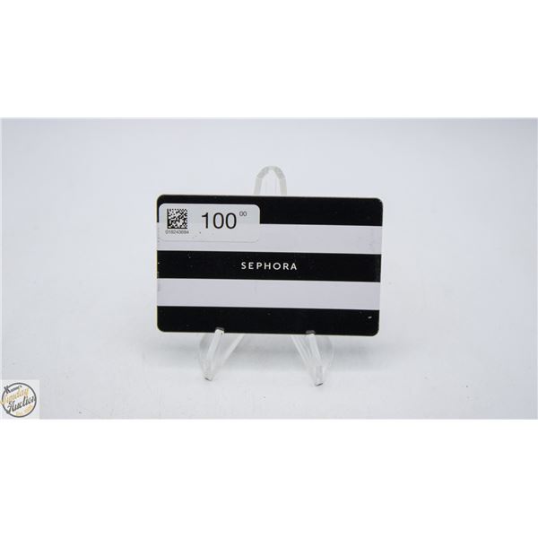 $100 SEPHORA GIFT CARD - VALIDATED