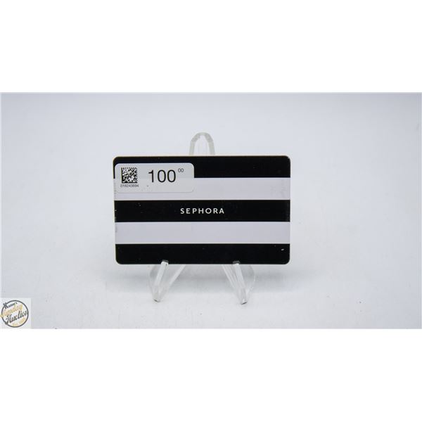 $100 SEPHORA GIFT CARD - VALIDATED