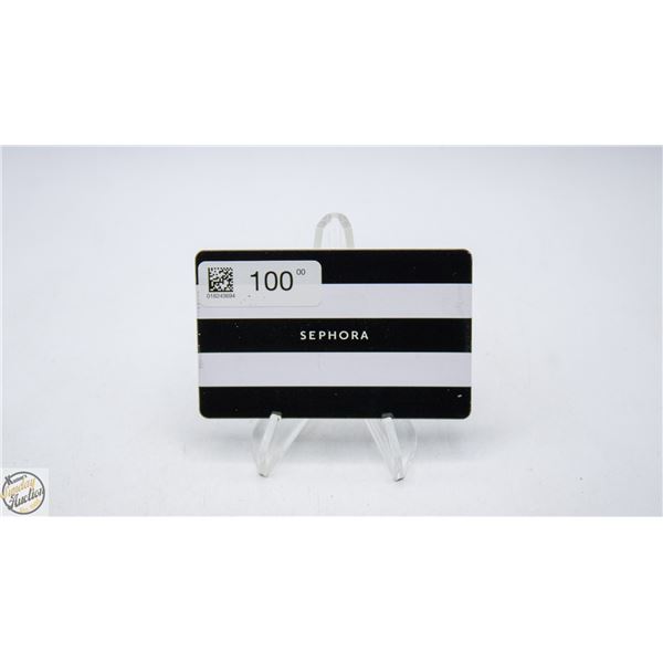 $100 SEPHORA GIFT CARD - VALIDATED