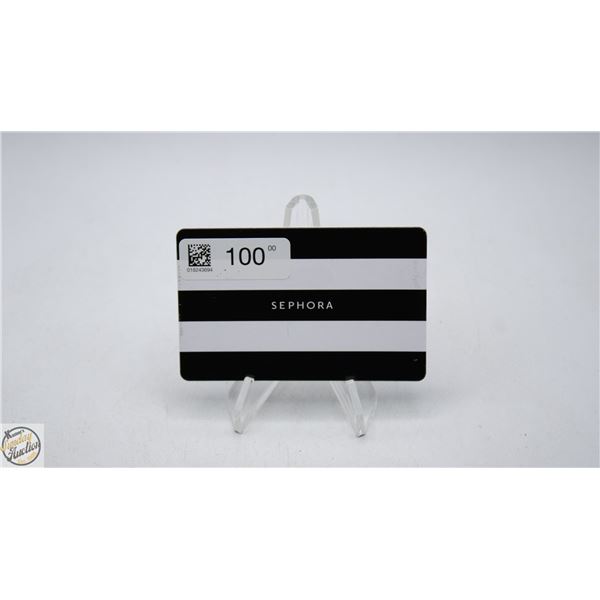 $100 SEPHORA GIFT CARD - VALIDATED