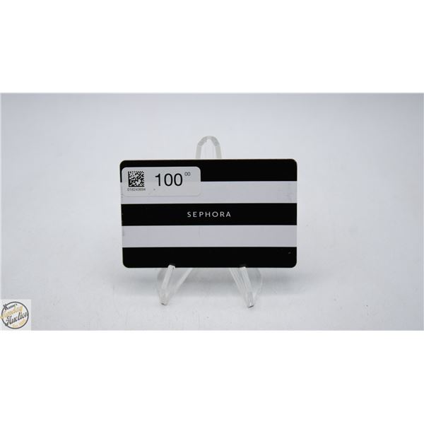 $100 SEPHORA GIFT CARD - VALIDATED