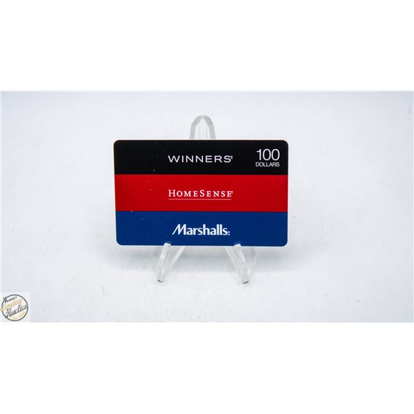 $100 WINNERS GIFT CARD - VALIDATED