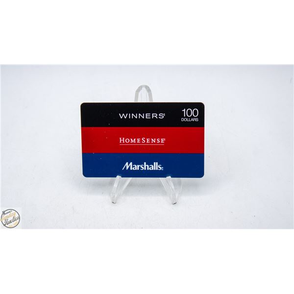 $100 WINNERS GIFT CARD - VALIDATED