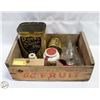 Image 1 : VINTAGE WOODEN BC FRUIT BOX WITH