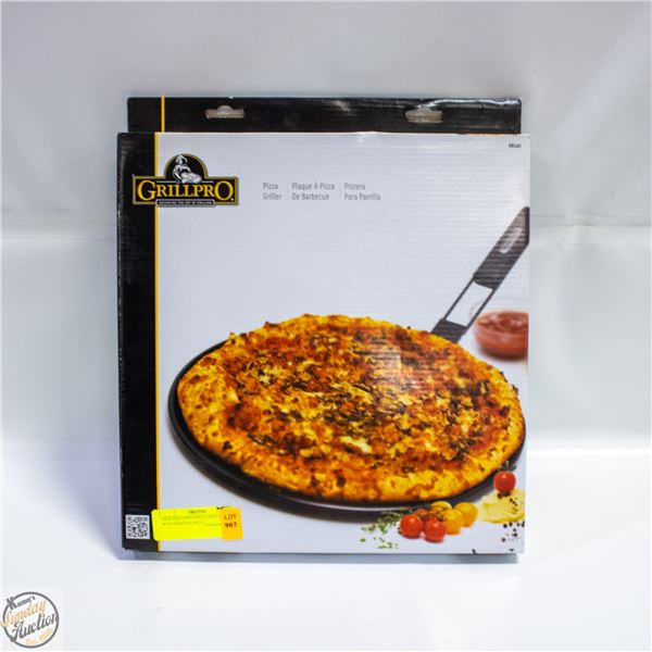 NEW GRILLPRO PIZZA GRILLER WITH REMOVEABLE
