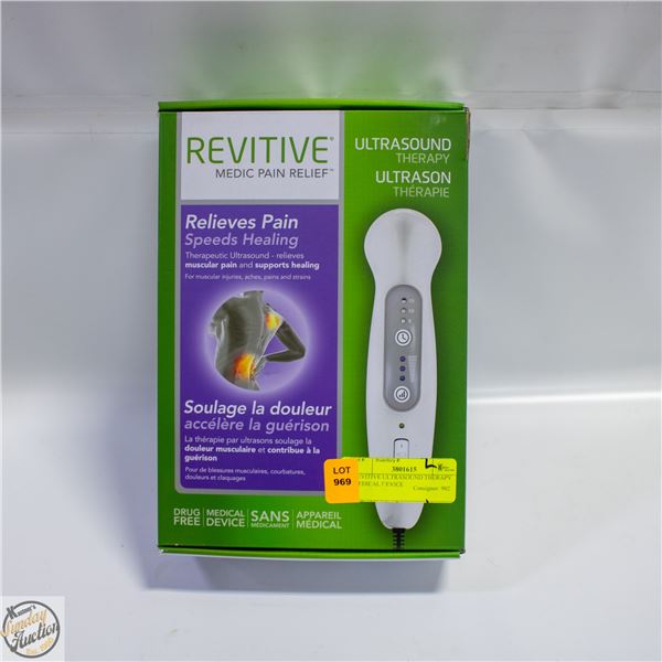 REVITIVE ULTRASOUND THERAPY MEDICAL DEVICE